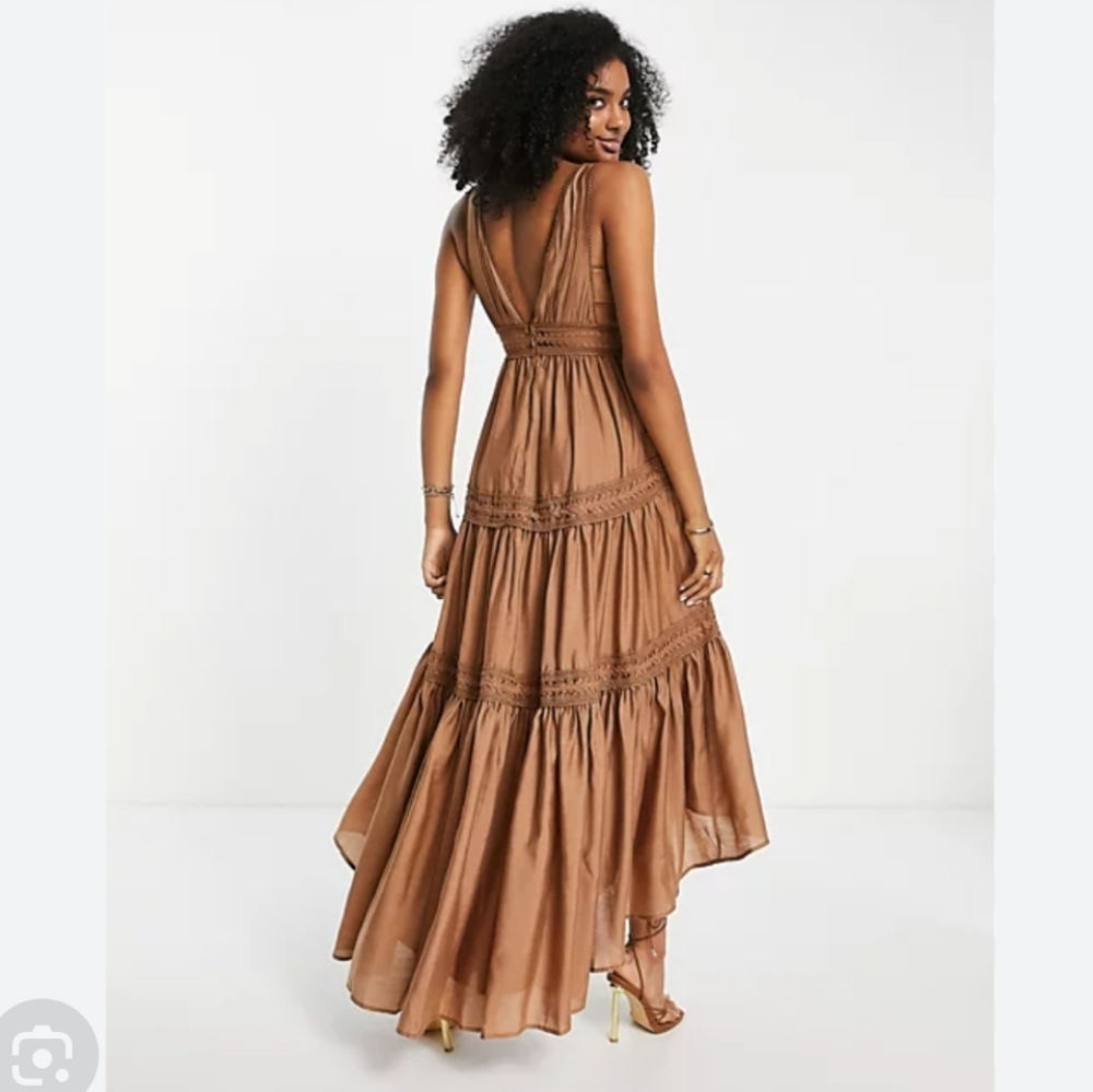 Rebellion Again Peasant Maxi Dress Size XS EUC